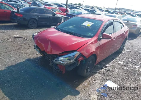 2014 Toyota Corolla Le z USA, uszkodzony, nr VIN 2T1BURHE3EC016112
